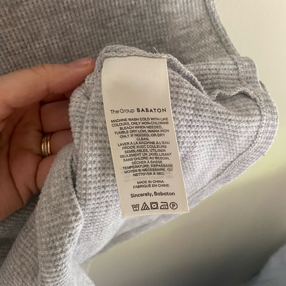 Aritzia The Group Babaton waffle tank - Picture 3 of 4